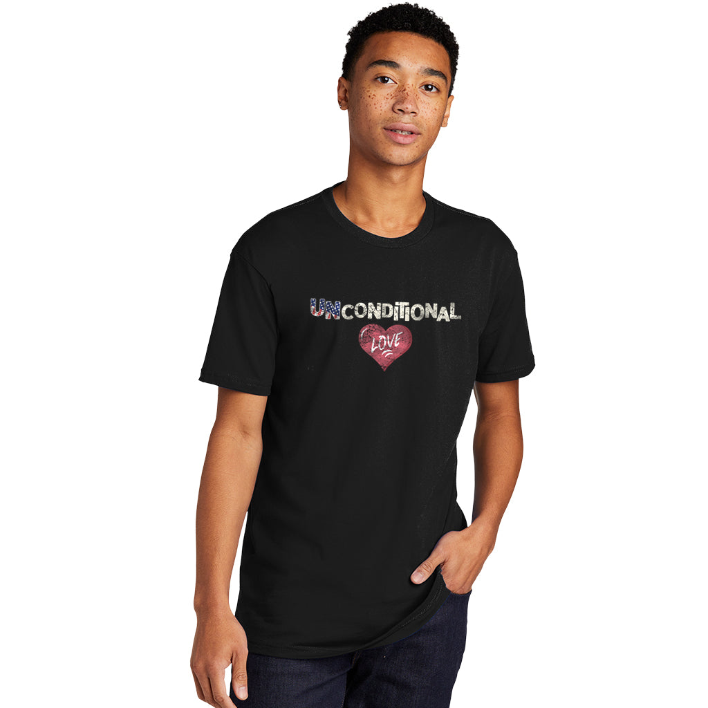 Patronage Theme, Unconditional Love, Black Short Sleeve T-shirt