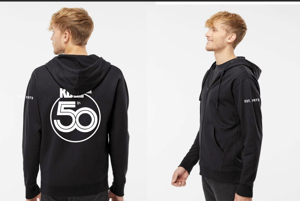 Black 50th White Circle Jogger Set