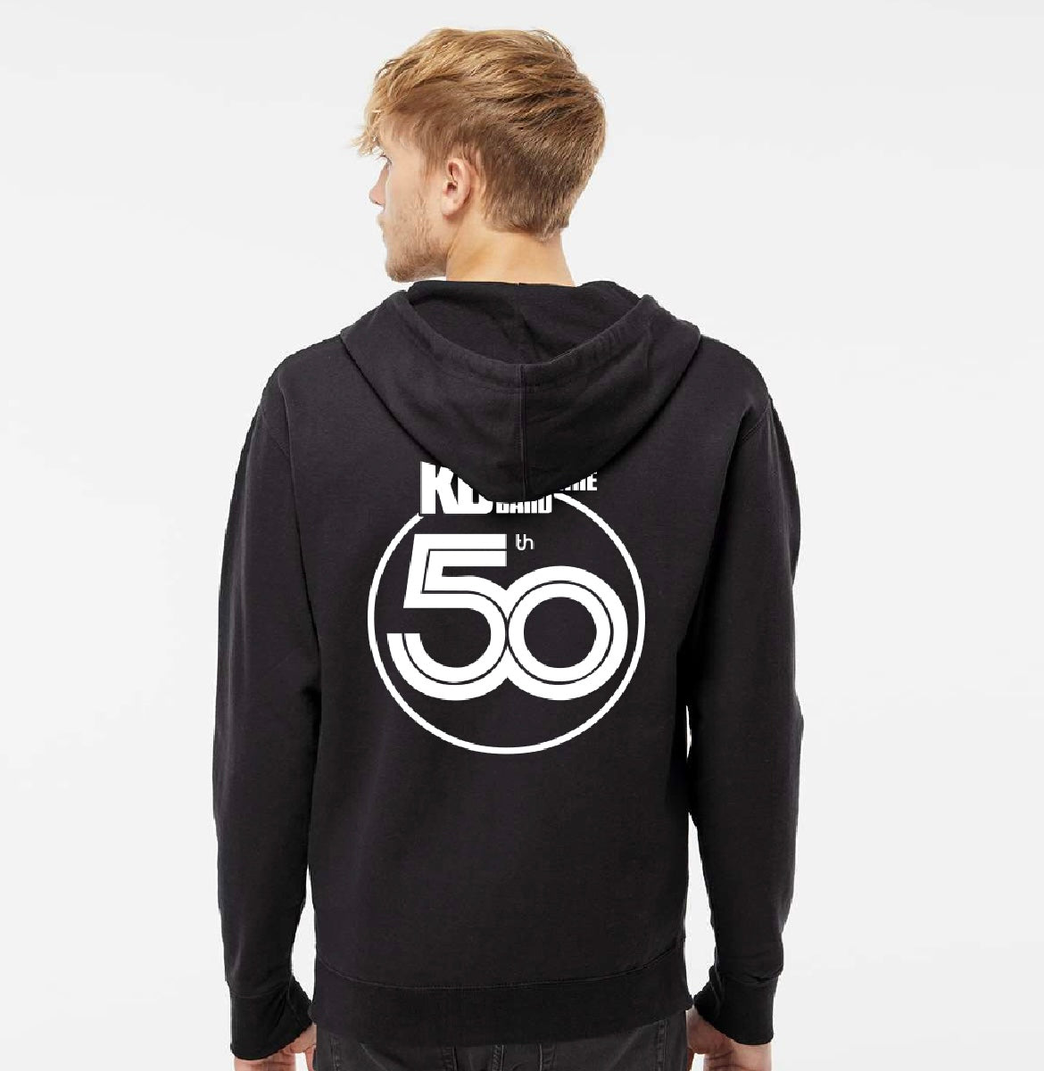 Black 50th White Circle Jogger Set