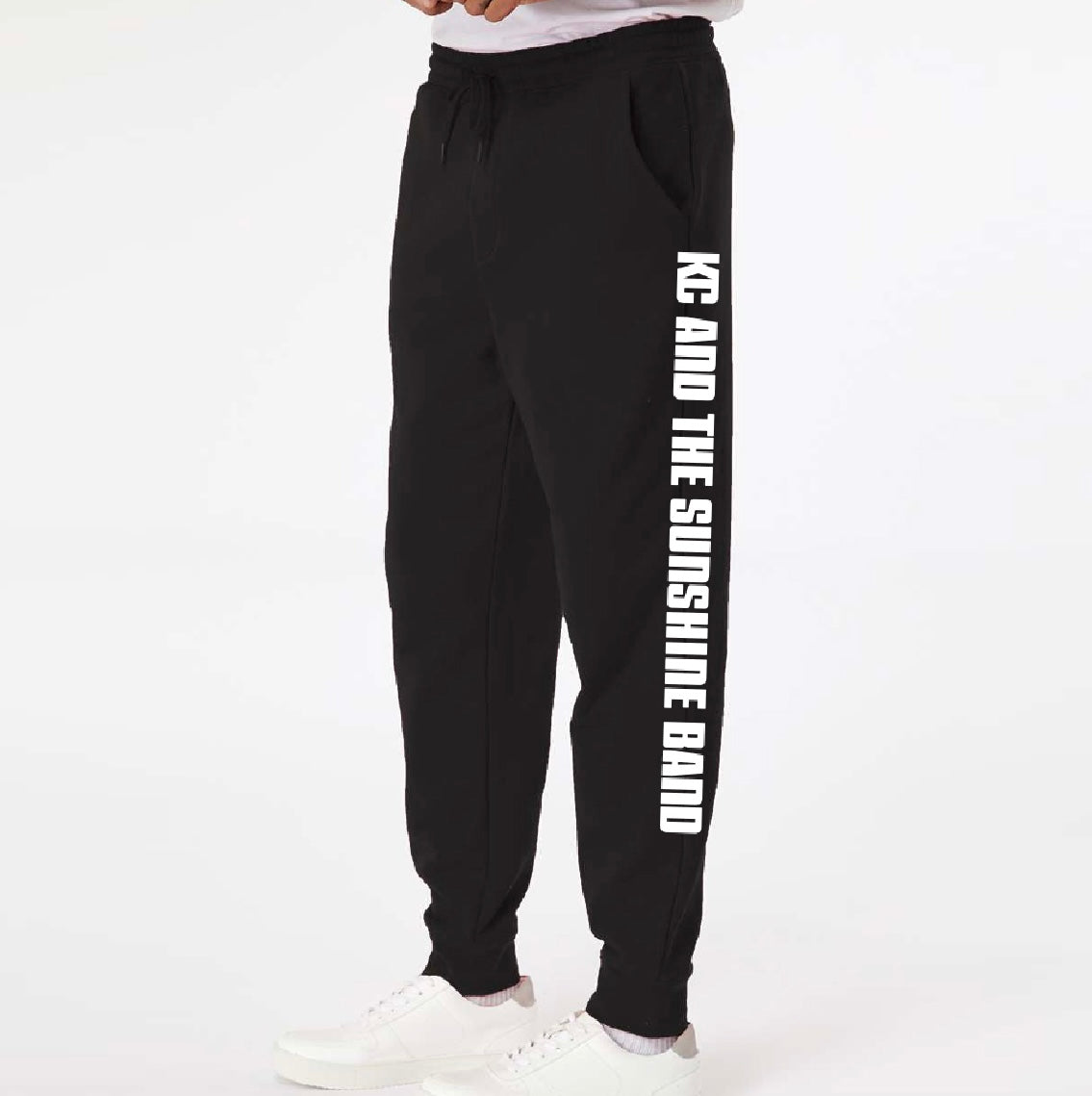 Black 50th White Circle Jogger Set