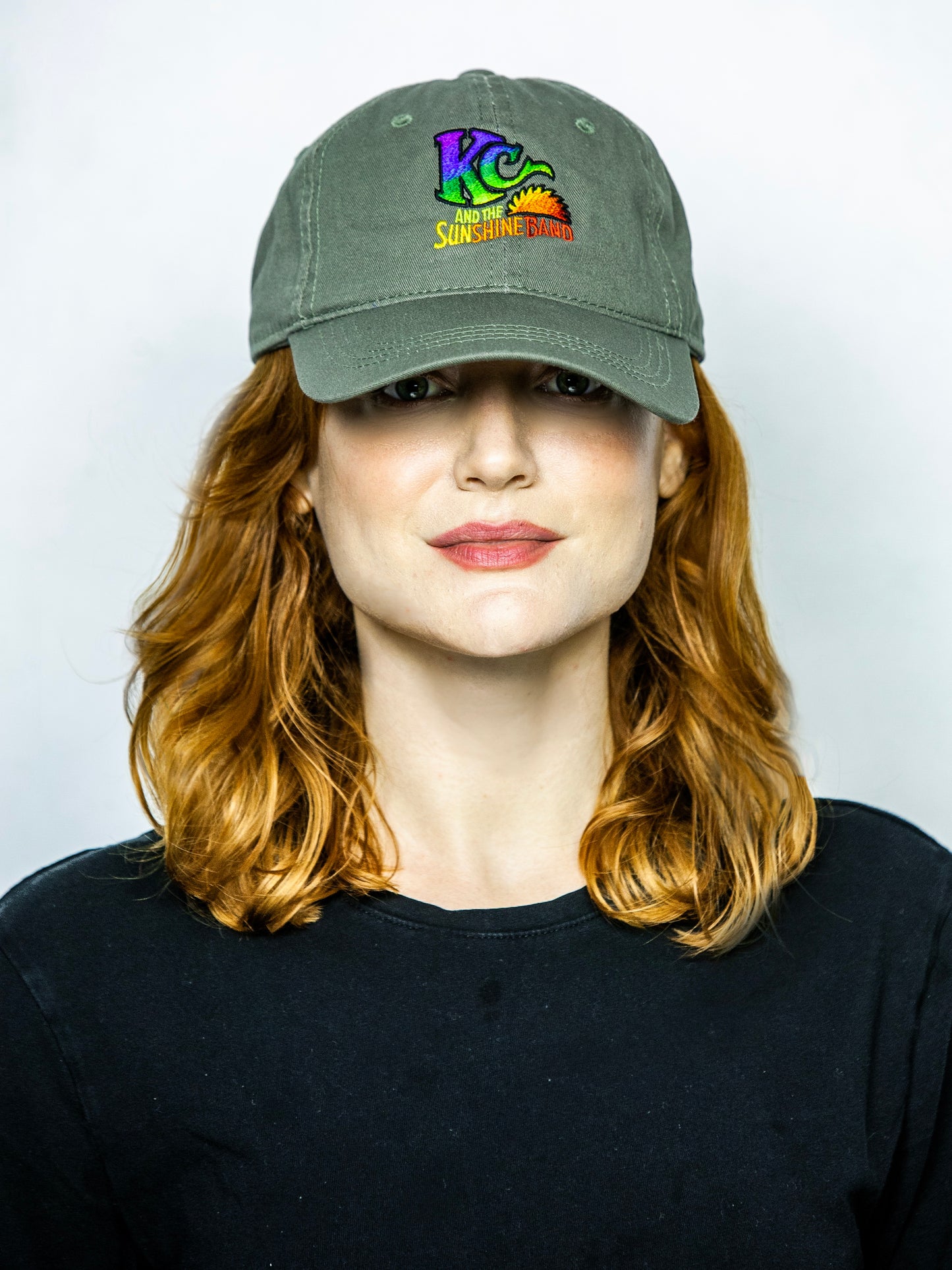 Olive Color Logo Cap