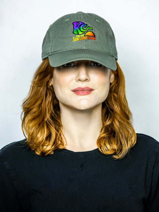 Olive Color Logo Cap