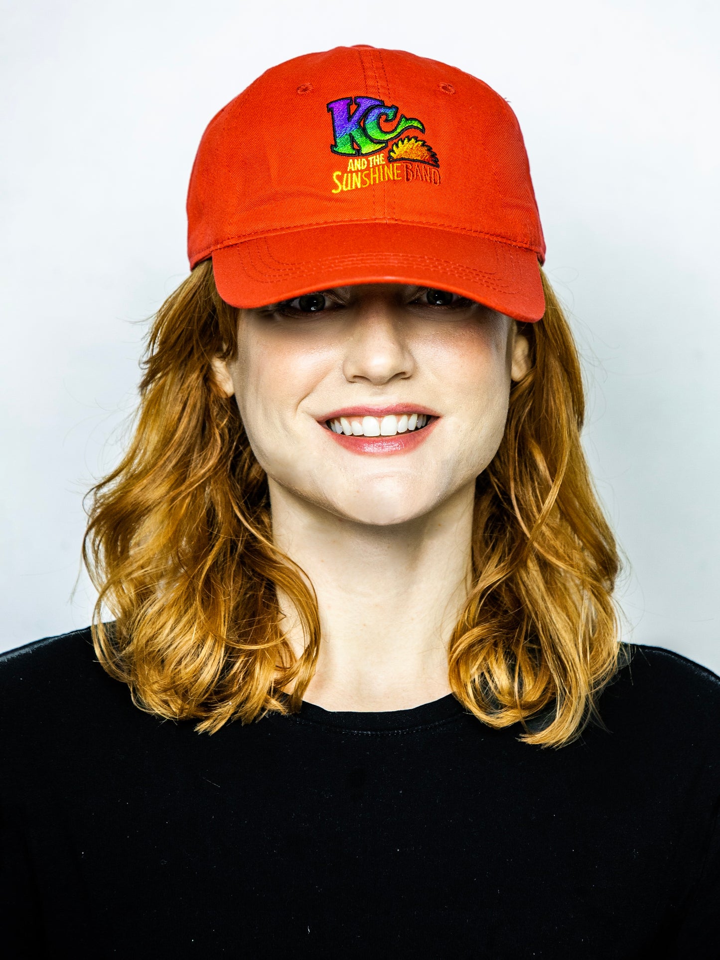 Red Color Logo Cap