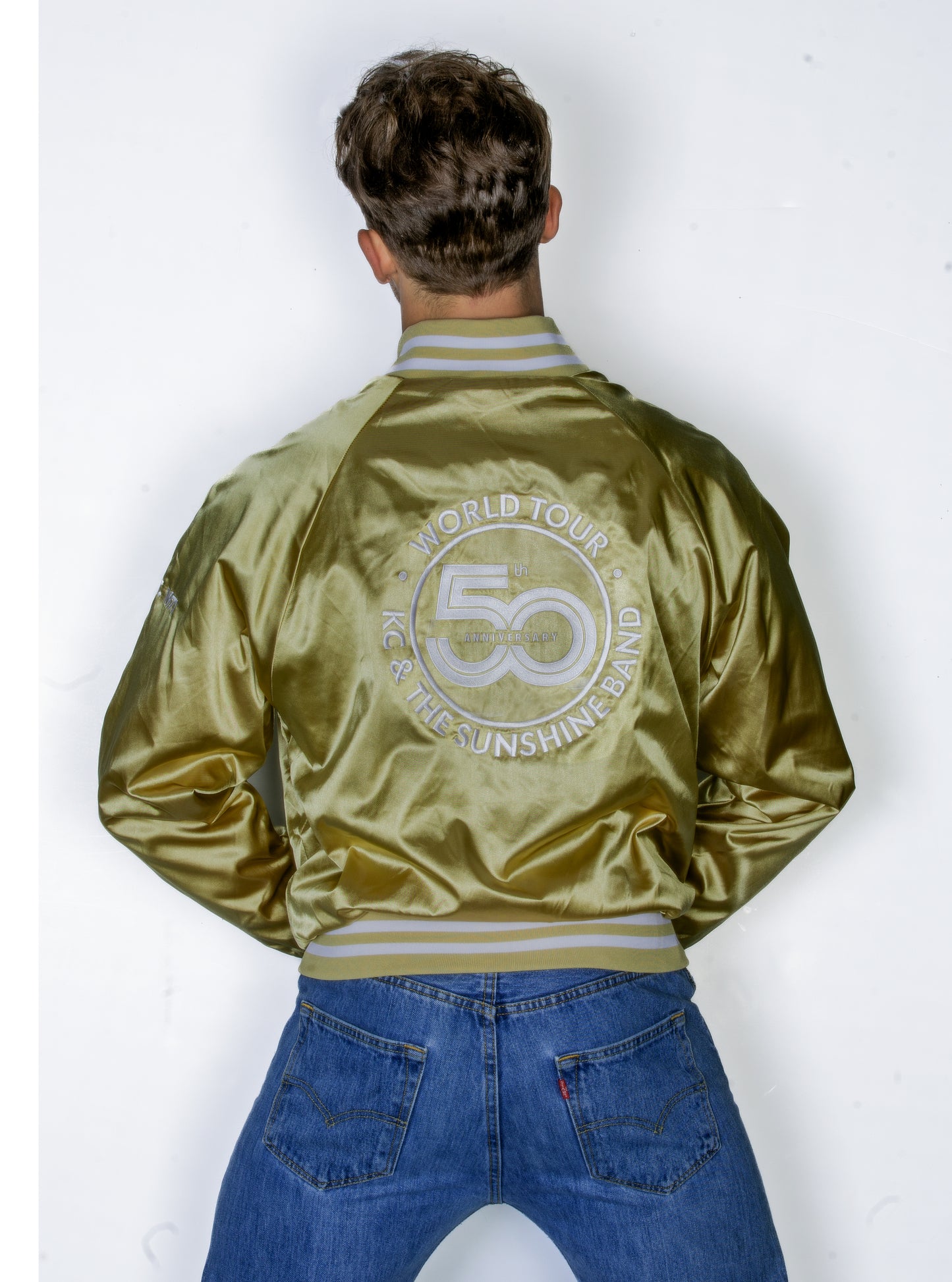Gold Satin Jacket