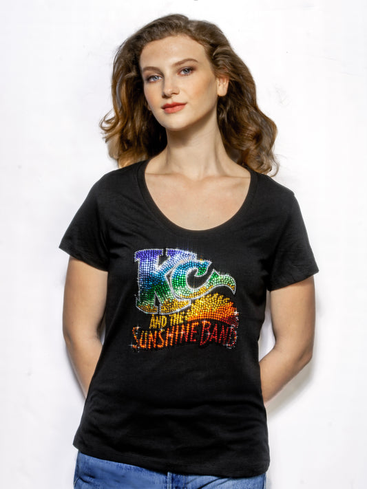 Black Crystal Logo Tee