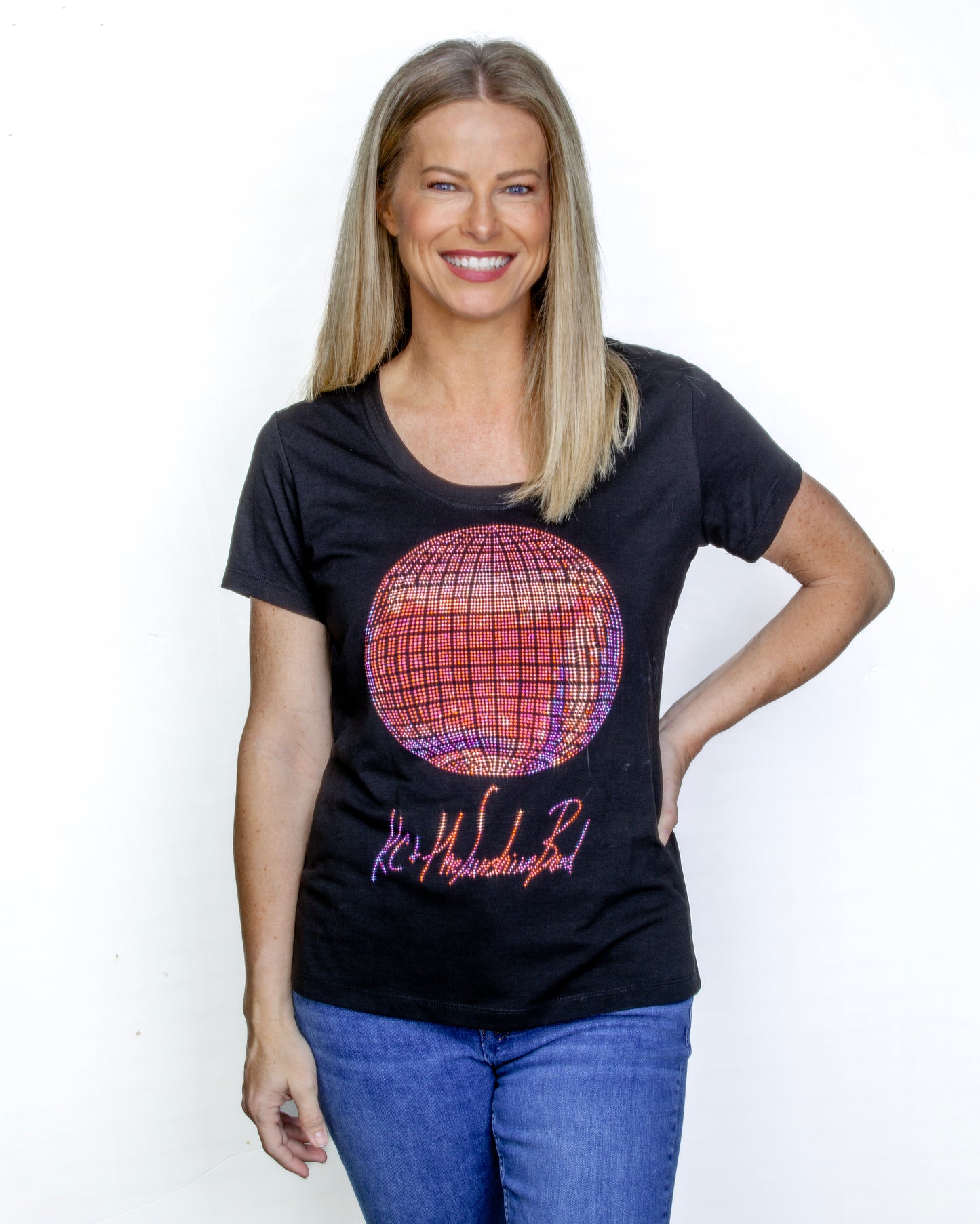 Sunshine Disco Ball Crystal Tee