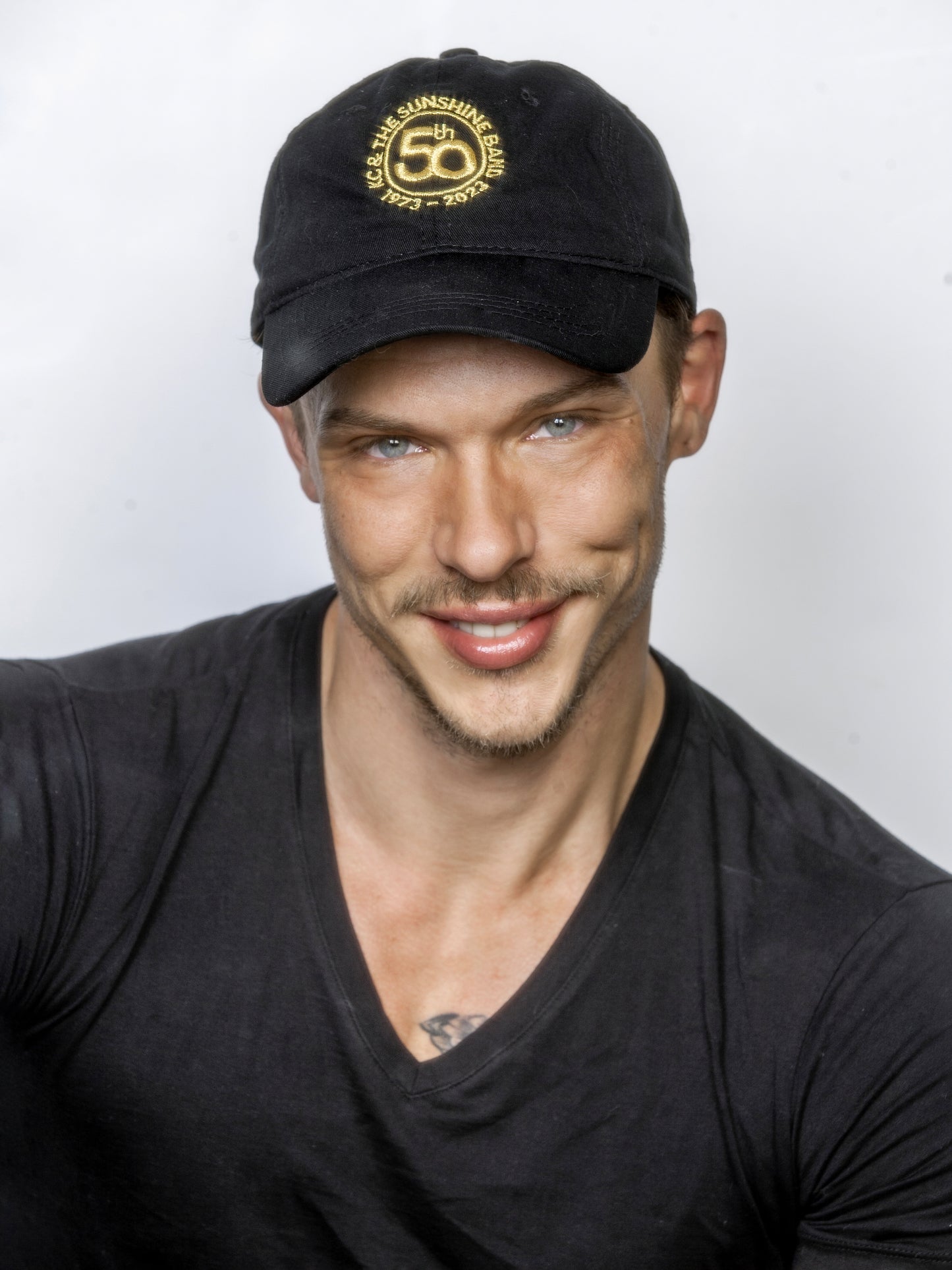 Black Cap with Embroidery 50th Anniversary Logo