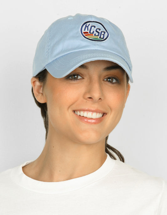 Light Blue Circle Cap
