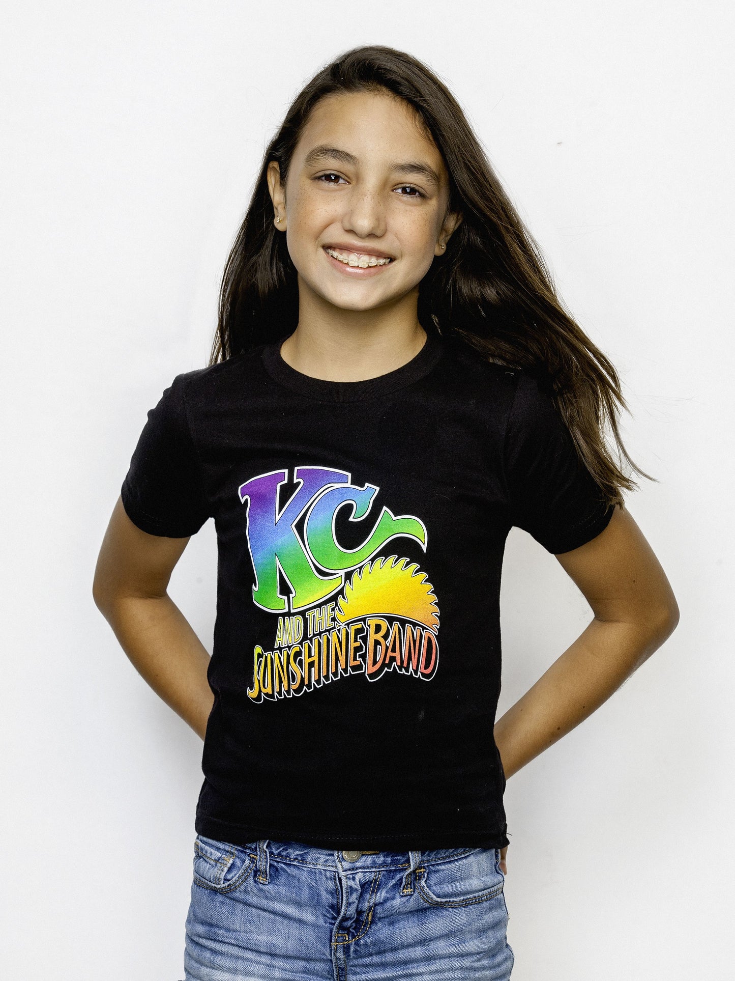 Black Logo Tees for Kids
