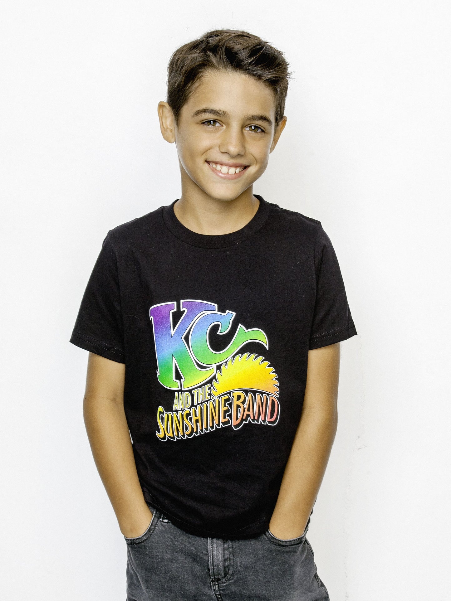 Black Logo Tees for Kids