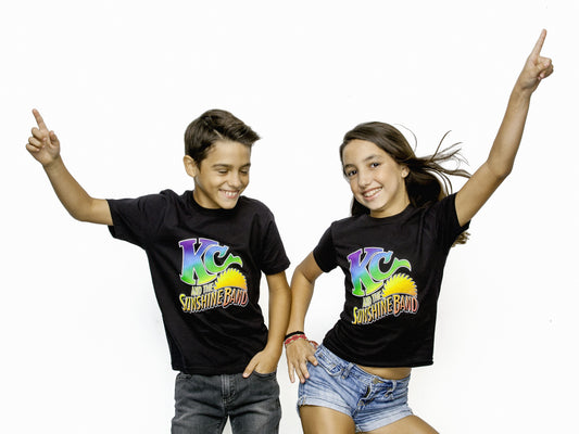 Black Logo Tees for Kids