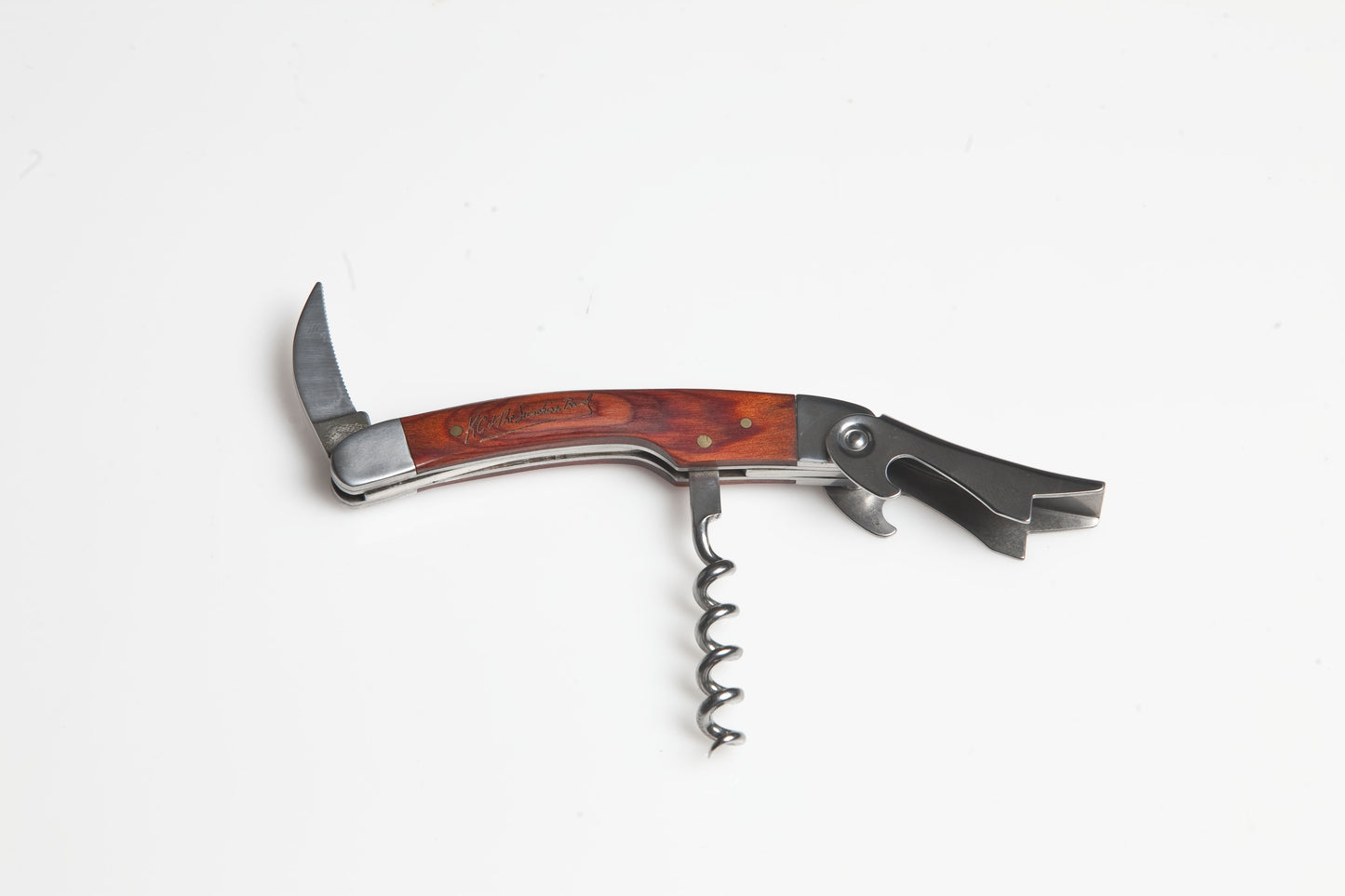 Steel Logo Corkscrew w/Black box