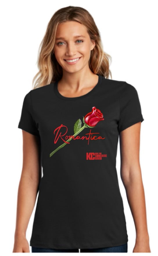 Romantica Black Tee