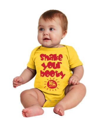 Yellow / Red Baby Onesie