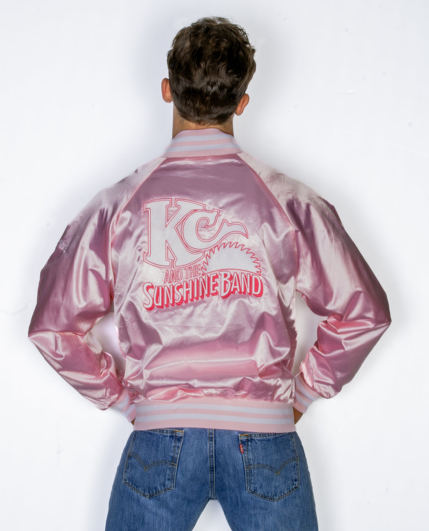 Pink Satin Jacket