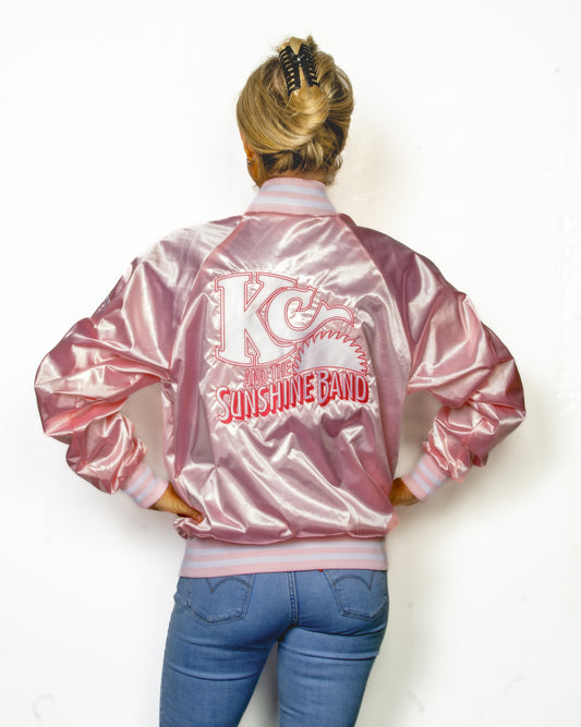 Pink Satin Jacket