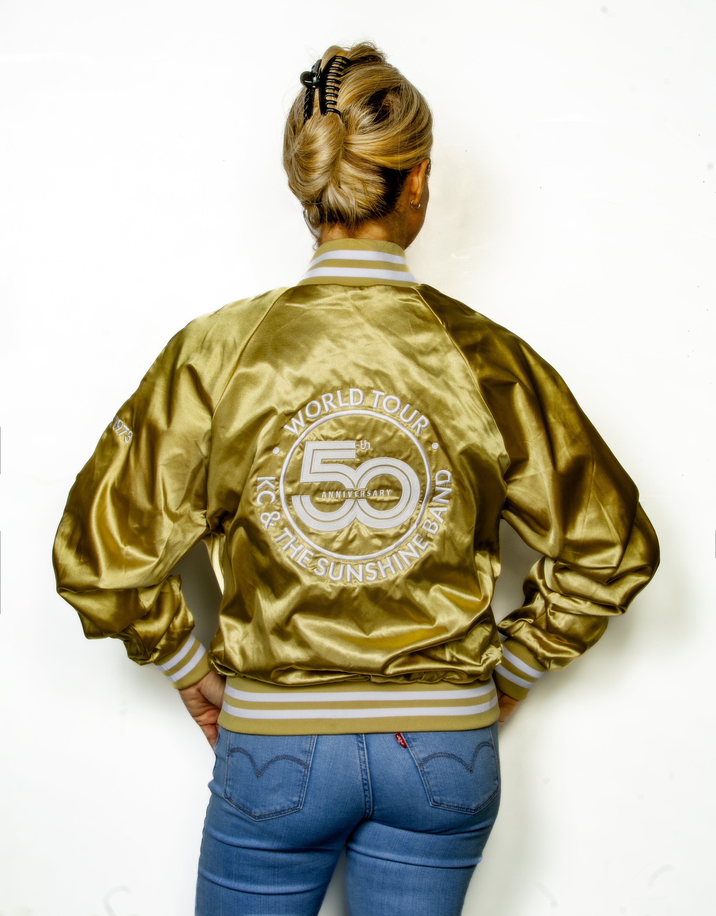 Gold Satin Jacket