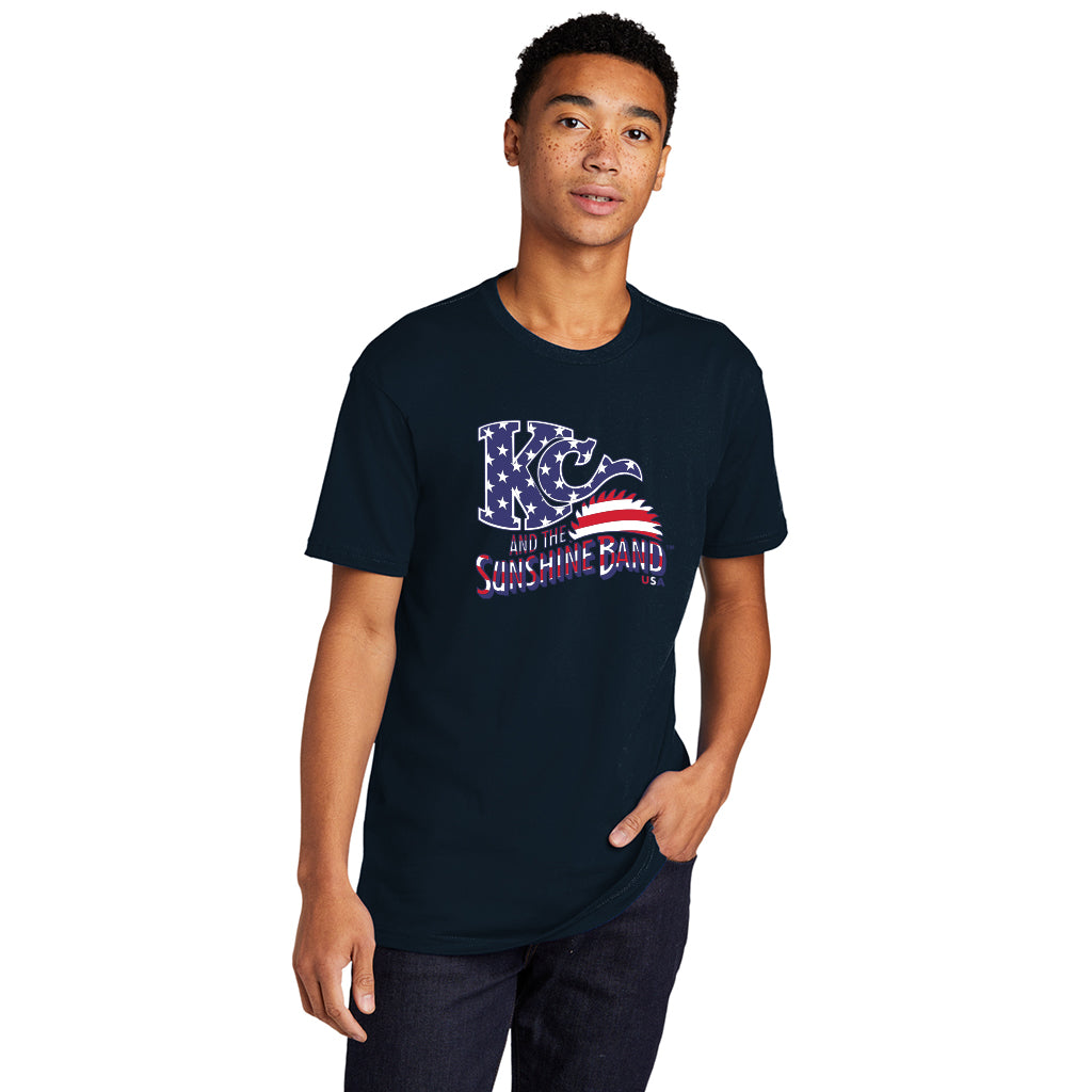 American Flag Logo Tee Shirt