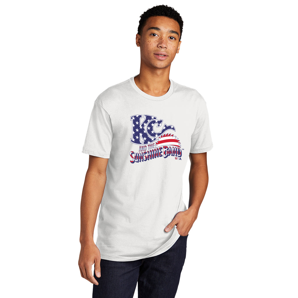 American Flag Logo Tee Shirt