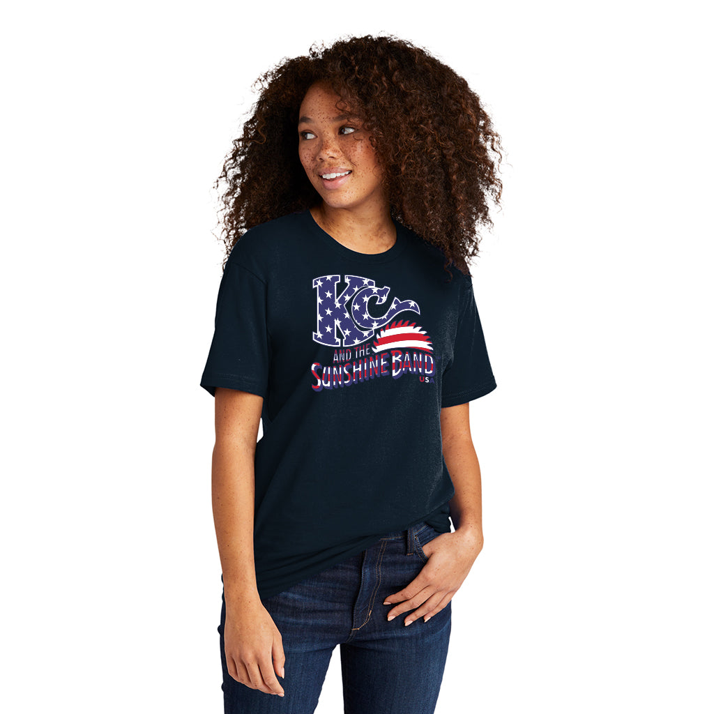 American Flag Logo Tee Shirt