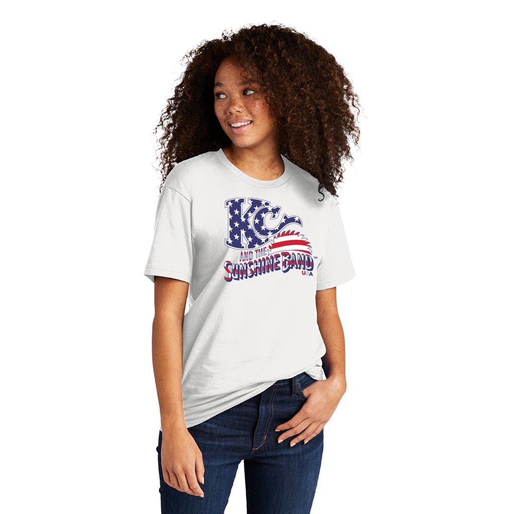 American Flag Logo Tee Shirt