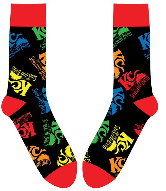 KCSB Socks - Logo Rainbow